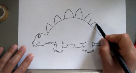 Dinazor Çizimi how to draw a dinosaur her çeşit dinazor bu kanalda