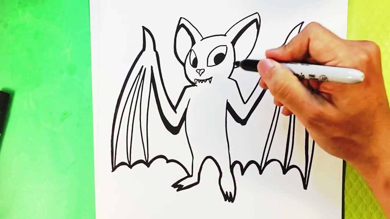 EASY How to Draw HOTEL TRANSYLVANIA - Bat