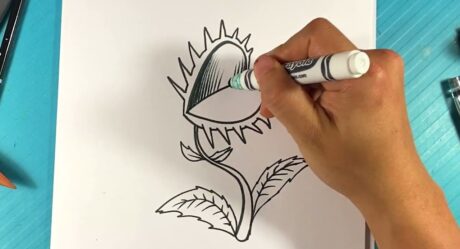 FACILE Comment dessiner VENUS FLYTRAP