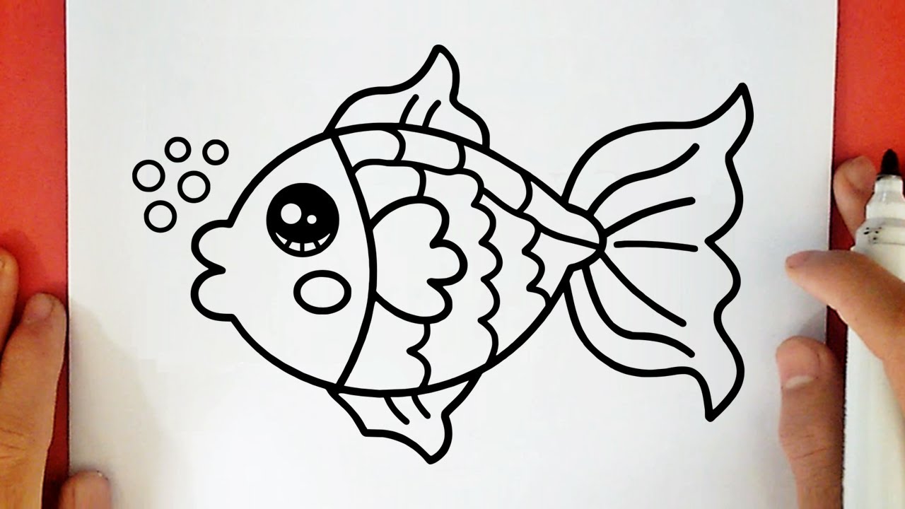 HOW TO DRAW A CUTE FISH