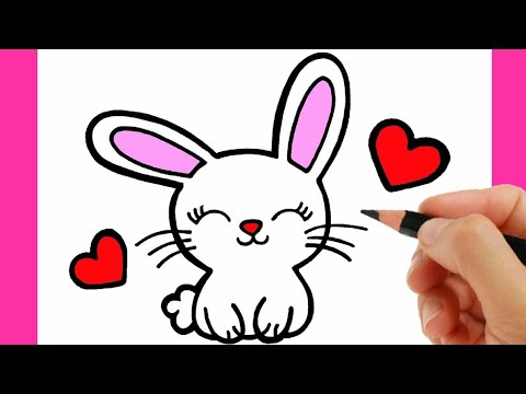 HOW TO DRAW AN EASTER BUNNY
