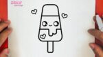 HOW TO DRAW CUTE ICE CREAM,STEP BY STEP, DRAW Cute things