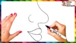 How To Draw A Nose Step By Step  Nose Drawing Easy