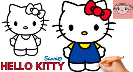 How To Draw Hello Kitty | Sanrio | Cute Easy Step By Step Drawing Tutorial