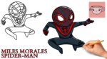 How To Draw Miles Morales Spider Man PS5 | Chibi Style | Easy Step By Step Drawing Tutorial