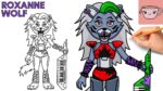 How To Draw Roxanne Wolf (Roxy) | Five Nights at Freddy's: Security Breach (FNAF) | Step By Step