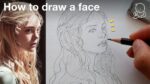 How To Draw a Girl / Step by Step / Pencil sketch