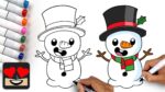How To Draw a Snowman