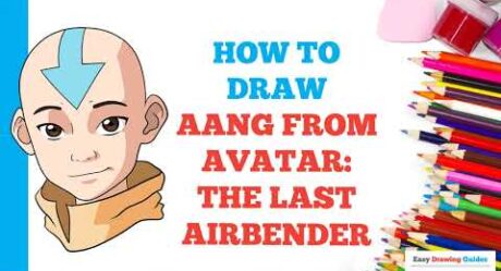 Comment dessiner Aang d’Avatar : Le dernier maître de l’air en quelques étapes faciles : Tutoriel de dessin pour les enfants