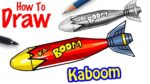 How to Draw Kaboom Glider | Fortnite