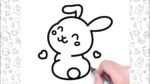 How to Draw Rabbit Easy | bolalar uchun oson quyon chizish | बच्चों के लिए आसान खरगोश ड्राइंग