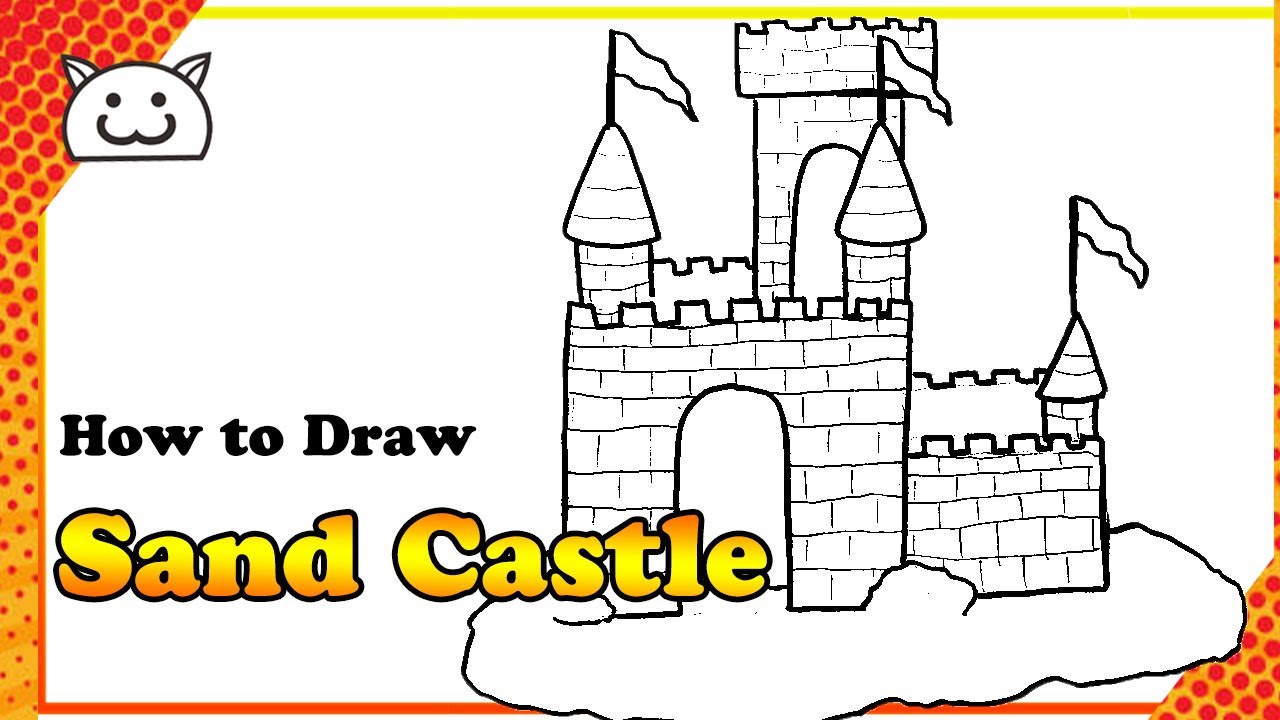 How to Draw Sand Castle