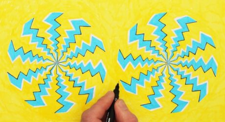 Comment dessiner une illusion d’optique de roues qui tournent
