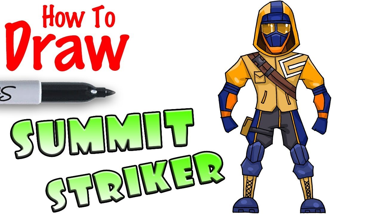 How to Draw Summit Striker | Fortnite