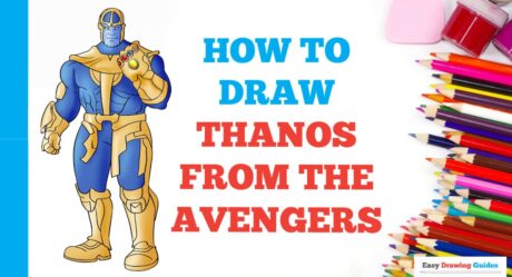 How to Draw Thanos from the Avengers in a Few Easy Steps: Drawing Tutorial for Beginner Artists