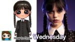 How to Draw Wednesday Addams | Netflix Wednesday