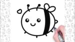How to Draw a Bee Easy For Kids | bolalar uchun oson ari chizish | बच्चों के लिए आसान मधुमक्खी चित्र
