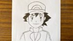 How to draw Ash step by step | How to draw ash from Pokemon | Easy drawing tutorial _ step by step