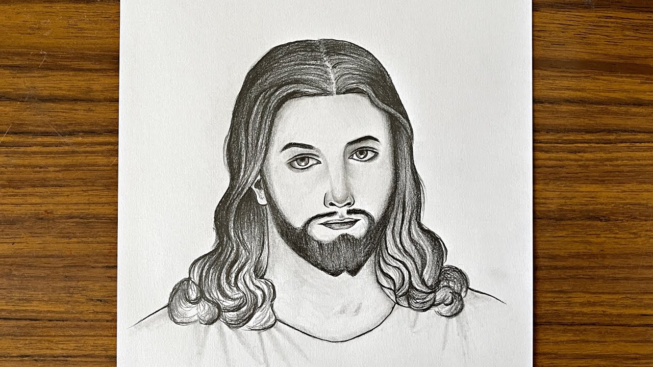 How to draw Jesus Christ  || Jesus drawing || Easy drawings step by step || Pencil drawing pictures
