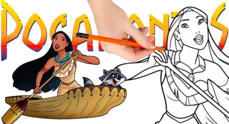 How to draw – Pocahontas can't wait to see what's just around the river bend