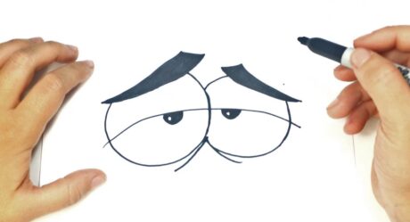 Cómo dibujar unos ojos de dibujos animados | Tutorial de dibujo fácil de ojos de dibujos animados