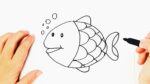 How to draw a Fish Very Easy and Step by Step