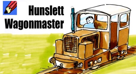 Cómo dibujar una locomotora Hunslett Wagon Master Train – Bord Na Mona