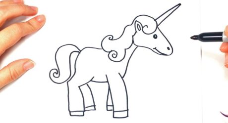 Como Dibujar un Unicornio Paso a Paso | Lección de dibujo de unicornio