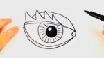 How to draw an Eye | Eye Easy Draw Tutorial