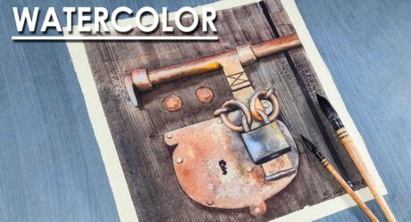 Rusty Hasbold / Aldrop Lock – Peinture à l’aquarelle | pas à pas