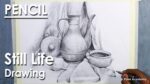 Still Life Drawing in Pencil | How to shade | step by step