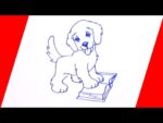 dessin facile | comment dessiner chien facilement | dessin kawaii | dessins facile a faire