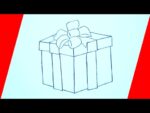 dessin facile | comment dessiner un cadeau d'anniversaire | dessin kawaii | dessins facile a faire