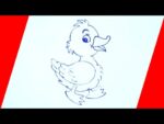 dessin facile | comment dessiner un canard facilement | dessin kawaii | dessins facile a faire