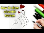 dessin facile | comment dessiner un coeur coréen tumblr | dessin kawaii | dessins facile