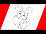 dessin facile | comment dessiner un lapin kawaii | dessin kawaii