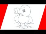 dessin facile | comment dessiner un oiseau facilement | dessin kawaii | dessins facile a faire
