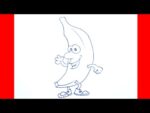 dessin facile | comment dessiner une banane facile | dessin kawaii | dessins facile a faire