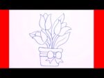 dessin facile | comment dessiner une belle fleur facilement | dessin kawaii | dessins facile a faire