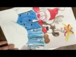 how to draw easy santa caus step by step:christmas drawing very easy for beginners:how to draw santa