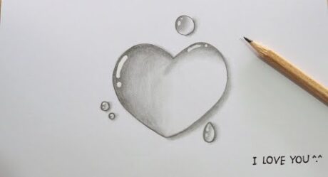 วาดรูปหัวใจ 3มิติ แบบง่ายๆ / วาดรูปหัวใจ | Drawing 3D Heart / How To Draw 3D