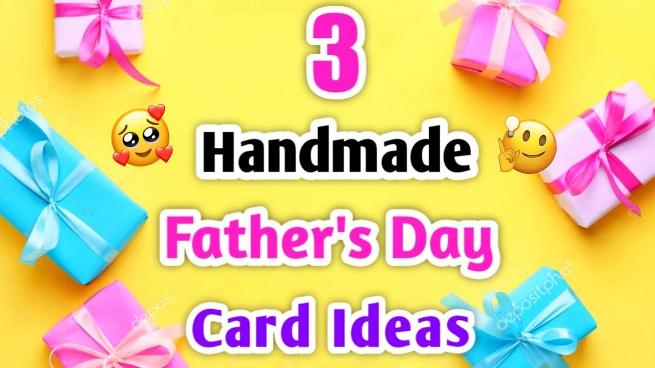 3 Awesome Father's Day Card 2021 • father's day card ideas 2021 • how to make easy father's day card