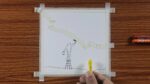 A Guy Painting the Sky / Drawing for Beginners with Oil Pastels / Step by Step