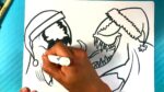AMAZING How to Draw VENOM VS CARNAGE CHRISTMAS