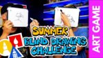 ART GAME: Summer Blind Drawing Challenge!