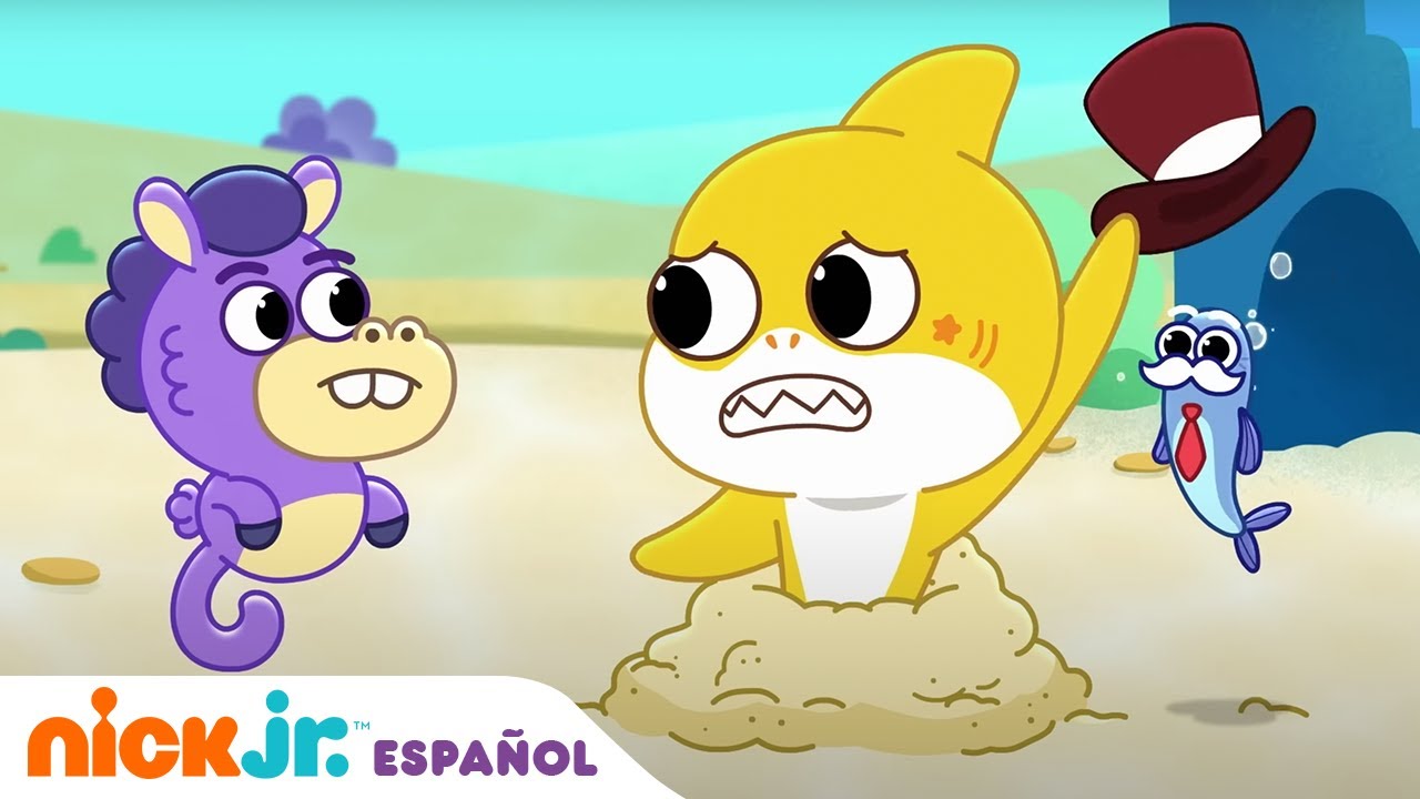 Baby Shark | ¡Chucks encuentra una BURBUJA ARCOIRIS! | Nick Jr. en Español