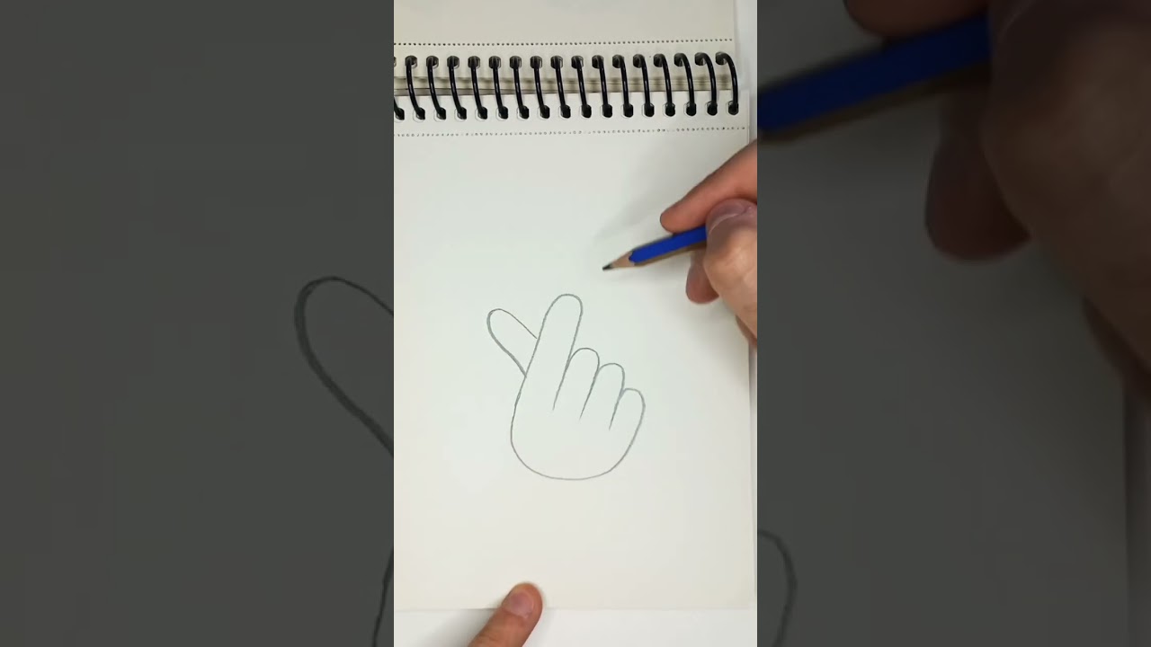 Bts Finger  #easydraw #drawing #howtodraw #shorts