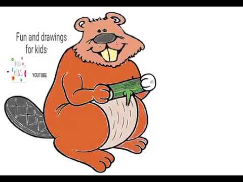 Come disegnare un castoro
