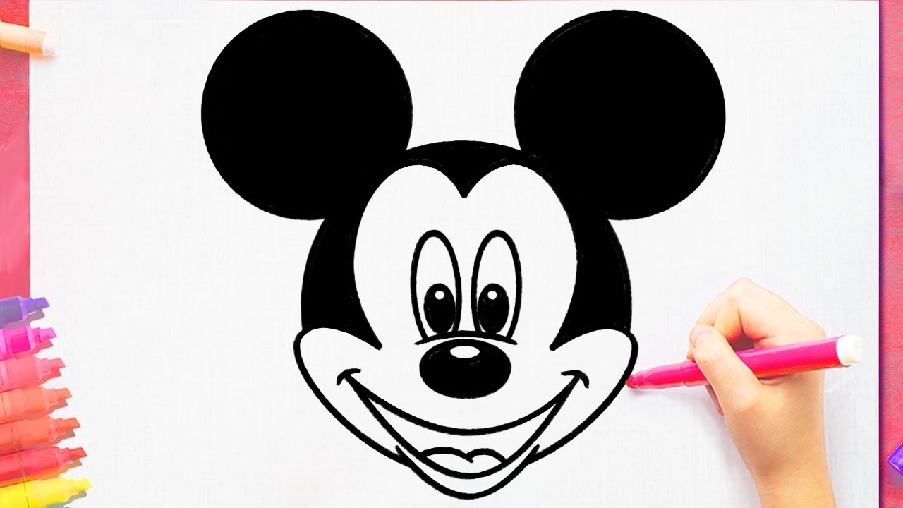 Comment Dessiner MICKEY MOUSE facilement
