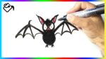 Comment dessiner une chauve souris d halloween
